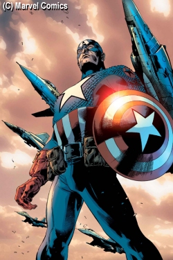 Ultimate Captan America (C) Marvel Comics. Art by Bryan Hitch.